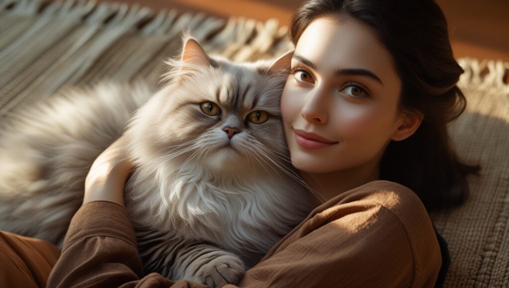 Leonardo Phoenix 10 A serene young woman with smooth porcelain 1 Pets Preveem Doenças? O Sexto Sentido Animal Revelado!