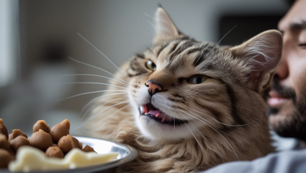 Leonardo Phoenix 10 Closeup de um gato feliz e satisfeito lamb 3 Seu Gato é Enjoado Para Comer? 5 Estratégias Geniais Para Abrir o Apetite Felino