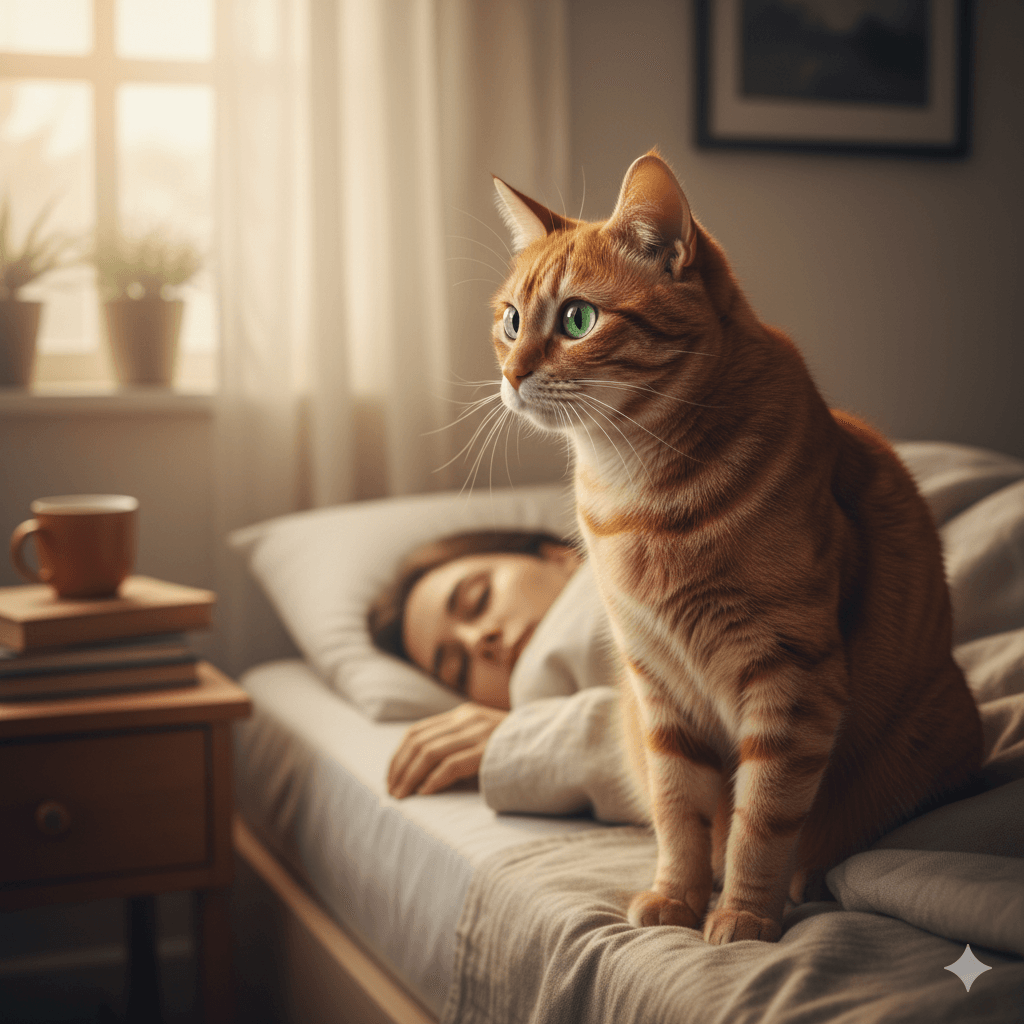 Você Sabia? Seu Gato te Observa Dormir por um Motivo Surpreendente 2 Seu gato te observa dormir por um motivo surpreendente Você Sabia? Seu Gato te Observa Dormir por um Motivo Surpreendente