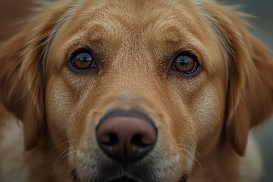 cao encarando tentando falar A Ciência Explica: O Que Seu Cão Realmente Quer Dizer Quando te Encara nos Olhos